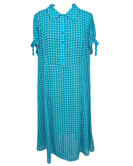 Vintage Blue Polka Dot Dress*