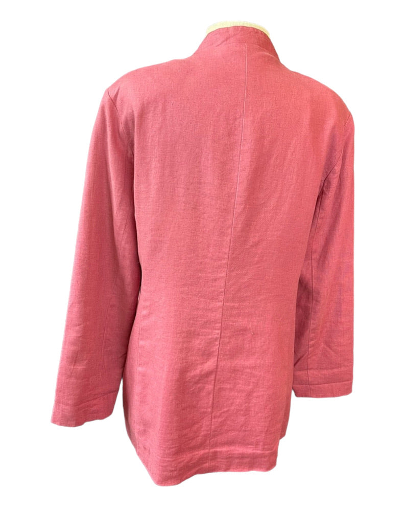 Vintage Linen in Mauve Jacket*