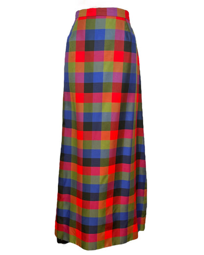 Vintage Checkers in the Fall Skirt