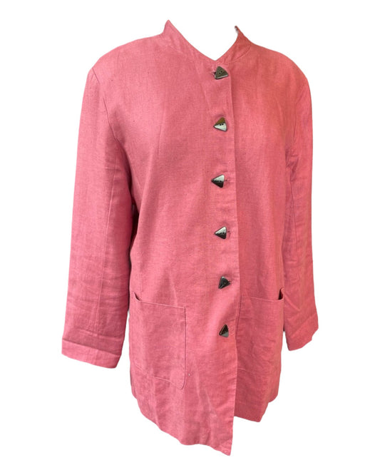 Vintage Linen in Mauve Jacket*
