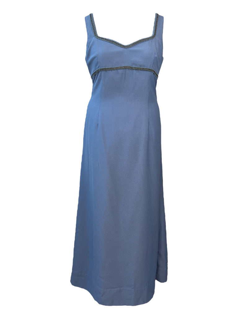 Vintage Blue Bridgerton Babe Dress