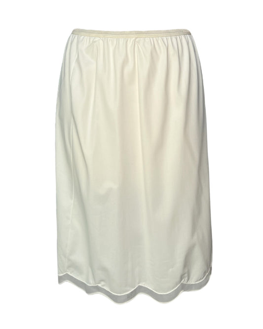 Vintage Scalloped Frost Skirt Slip