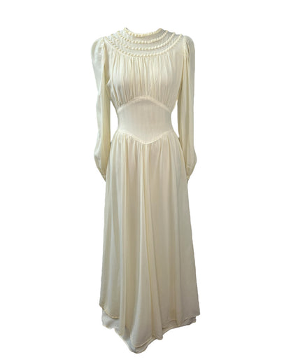 Vintage Going to the Chapel Cream Dress*