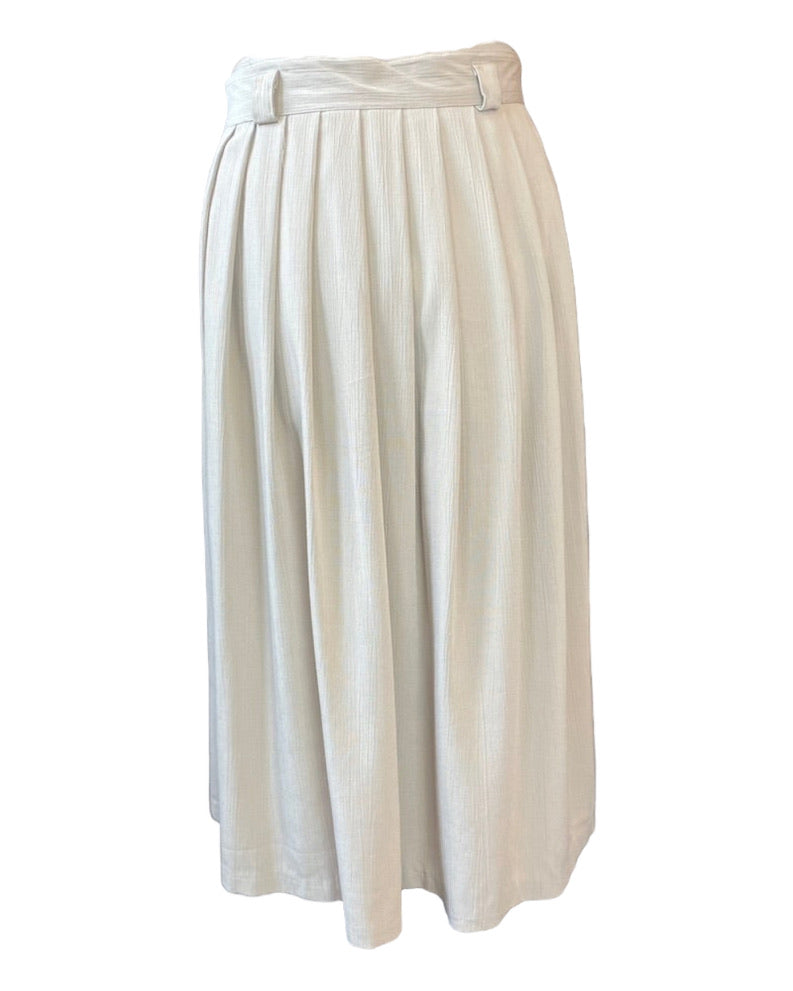 1980s Neutral Pleats Skirt*