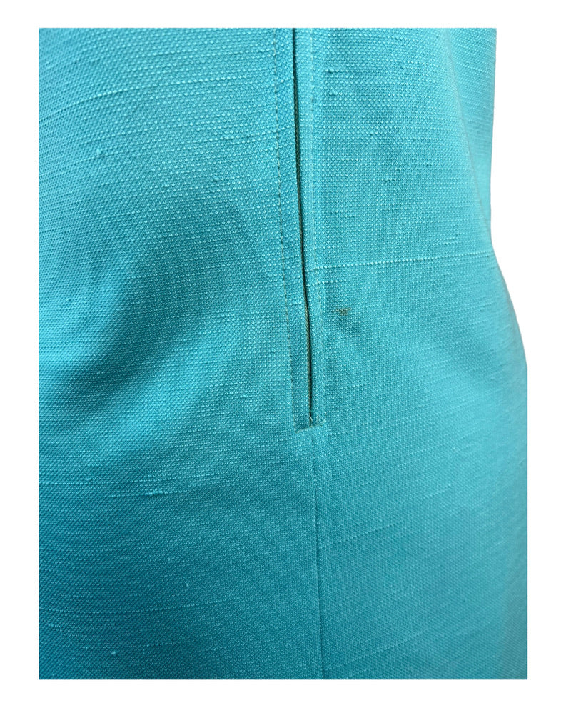 1970s Aqua Betsy Dress