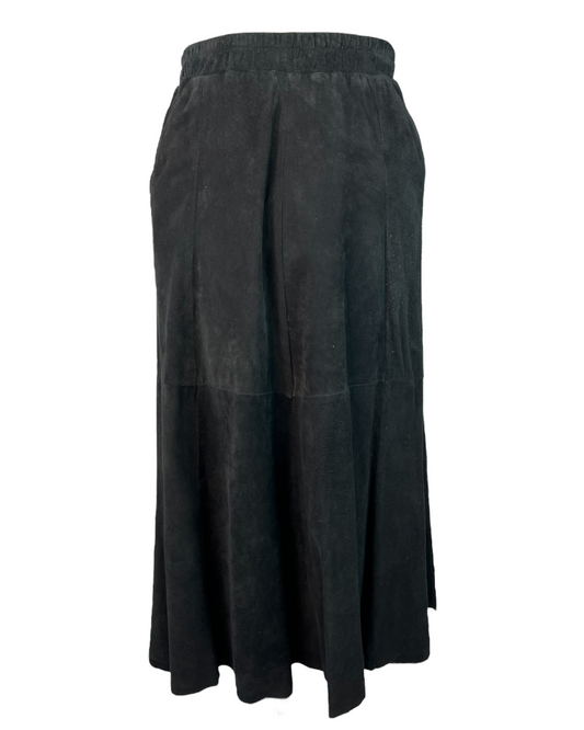 Vintage Witchy Suede Skirt