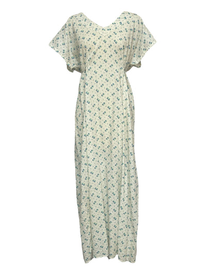 Vintage Ditsy Blue Nightgown