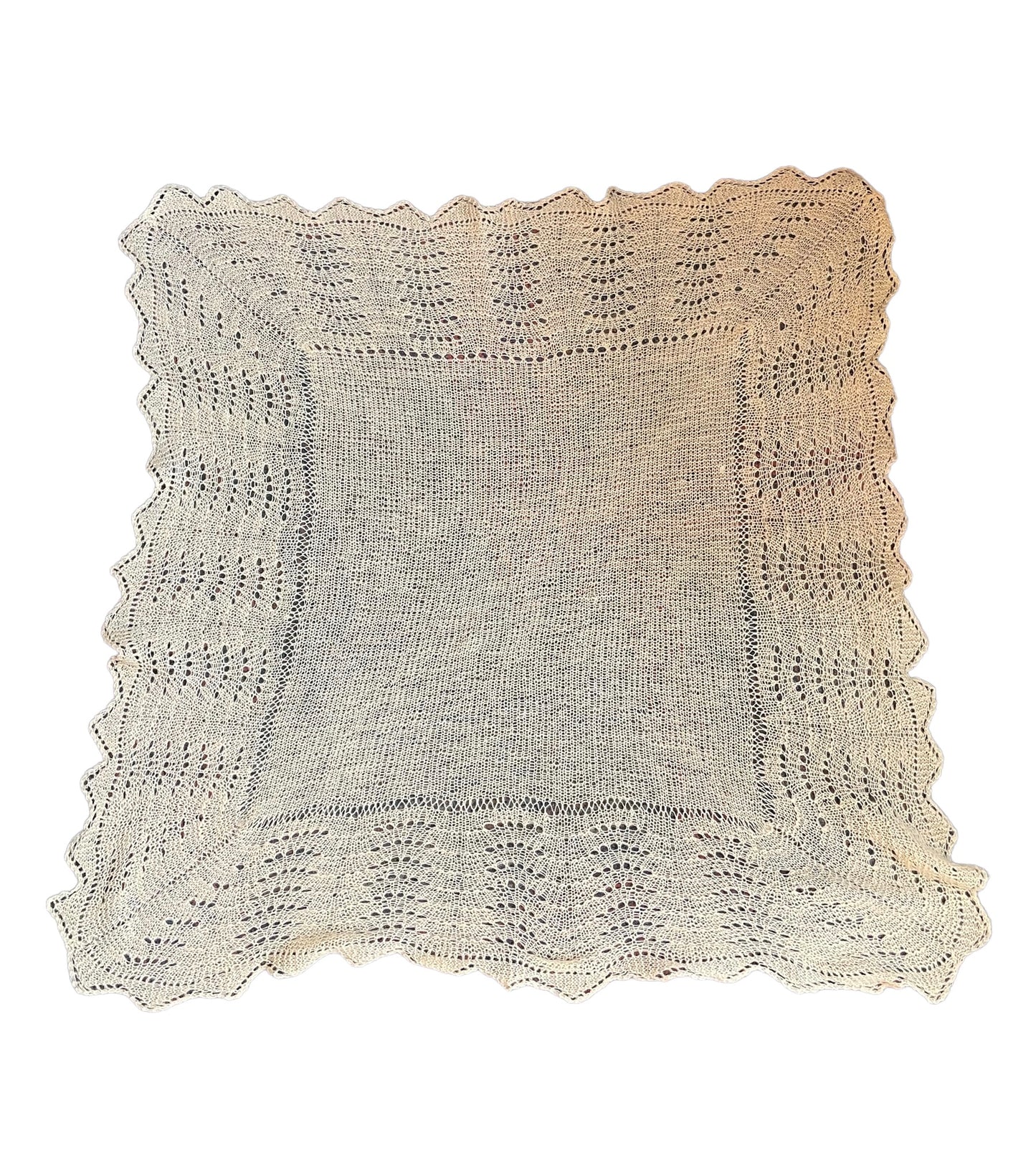 Vintage Lace Knit Scarf