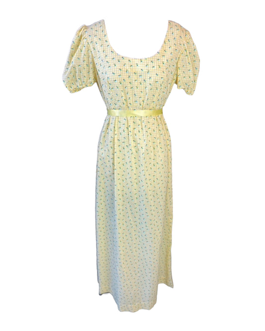 1970s Prairie Buttercup Dress