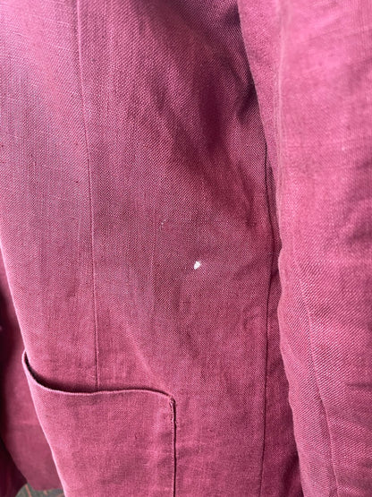 Vintage Linen in Mauve Jacket*
