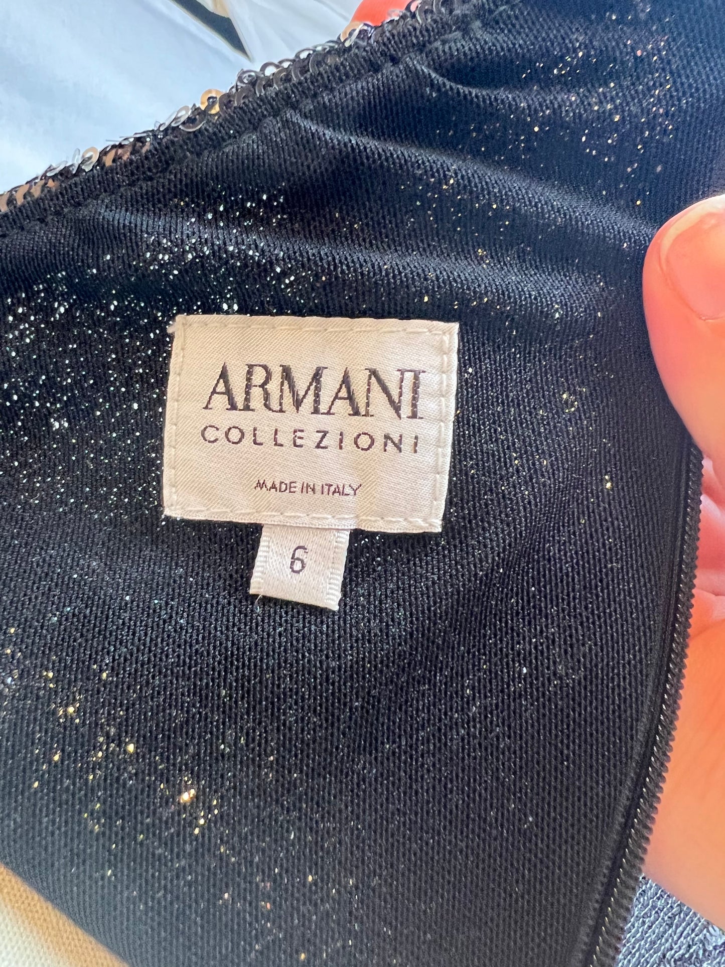 Y2K Sequin Armani Dress