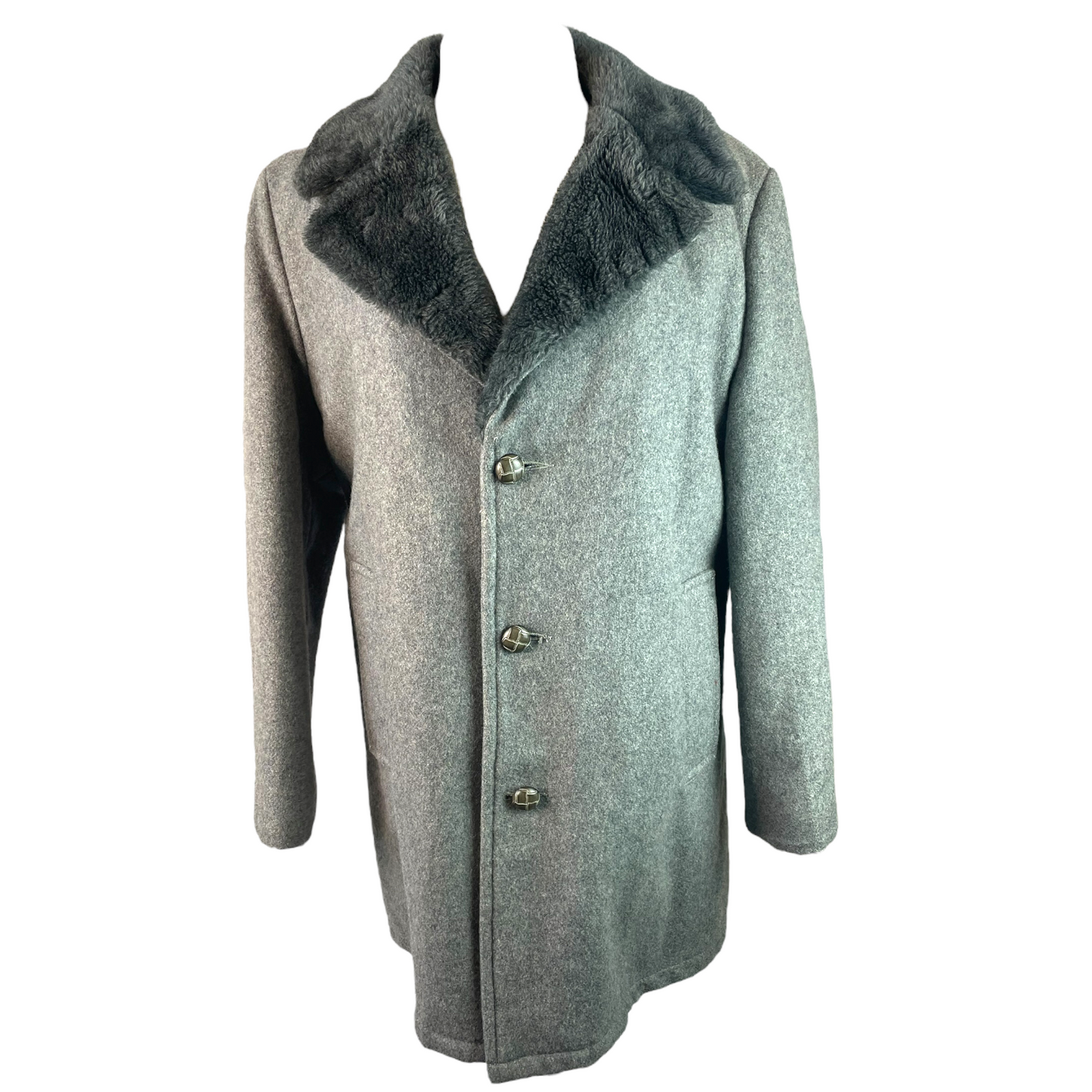 Vintage Wool Grey Coat