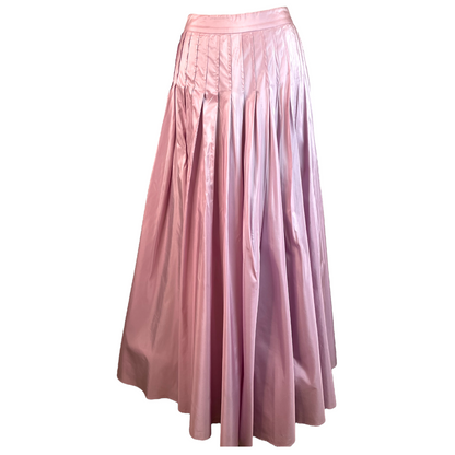 Y2K Lavender Taffeta Skirt