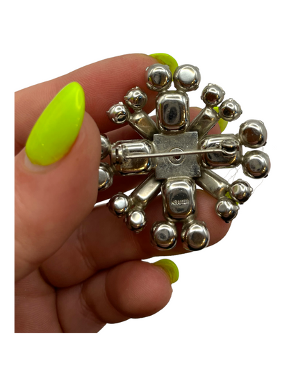 Vintage Kramer Snowflake Brooch