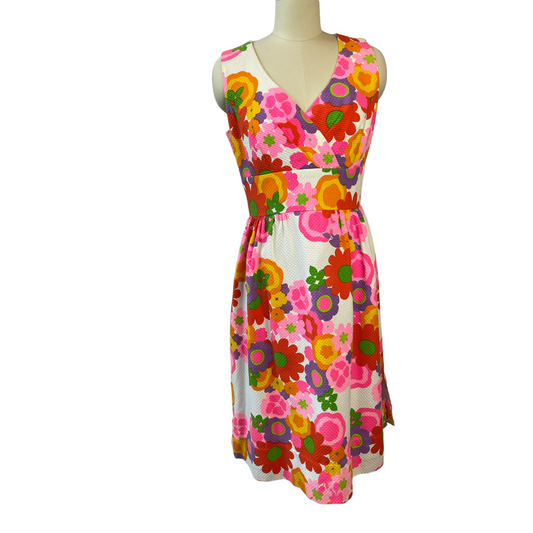 1960s Flower Power Dress